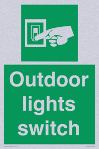 Outdoor lights switch